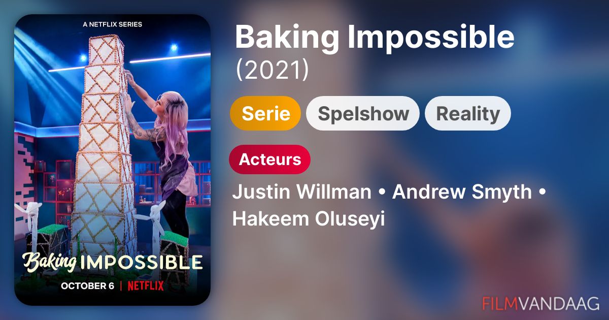 Baking Impossible (serie, 2021) FilmVandaag.nl