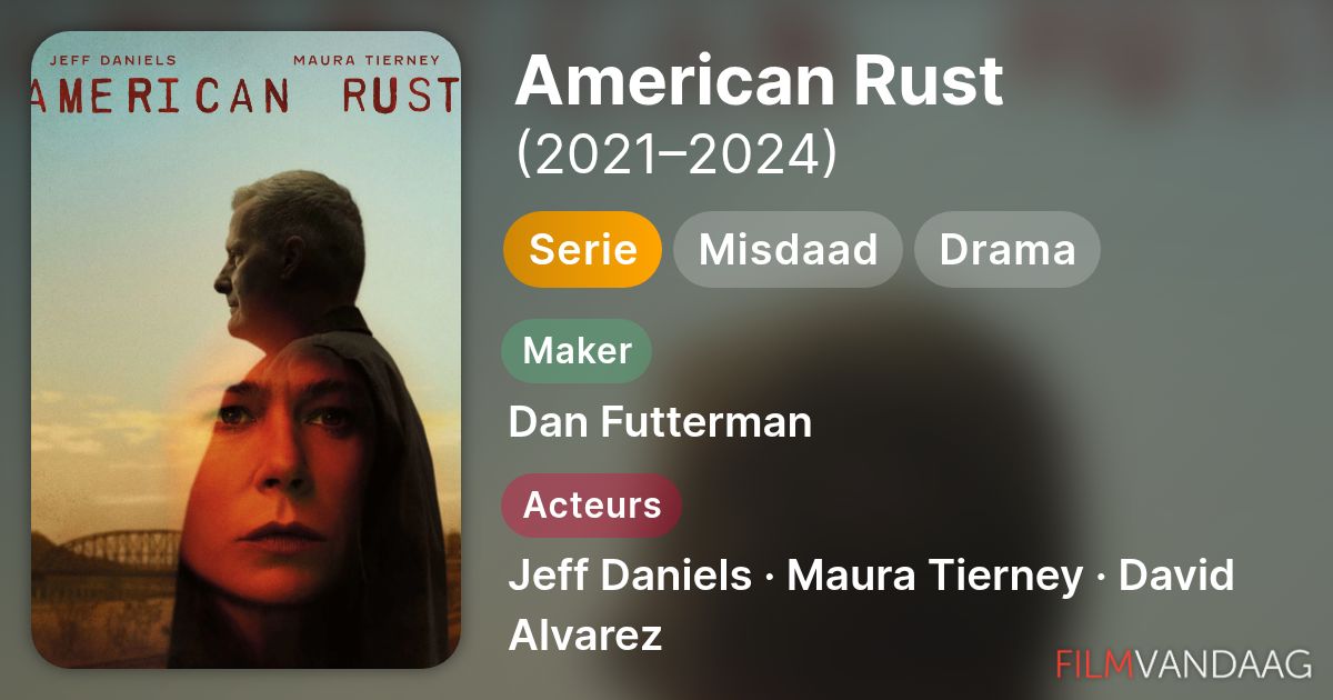 American Rust (serie, 2021–2024) - FilmVandaag.nl