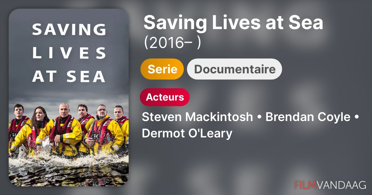 Saving Lives at Sea (serie, 2016 ) FilmVandaag.nl
