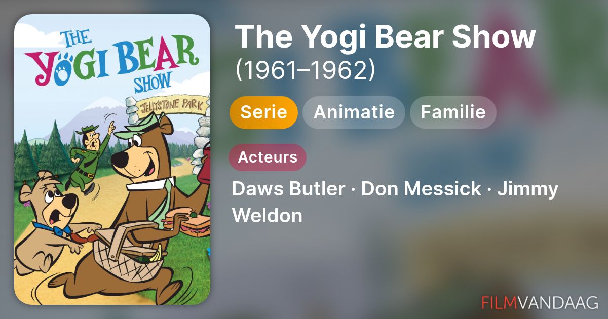 The Yogi Bear Show (serie, 1961–1962) - FilmVandaag.nl