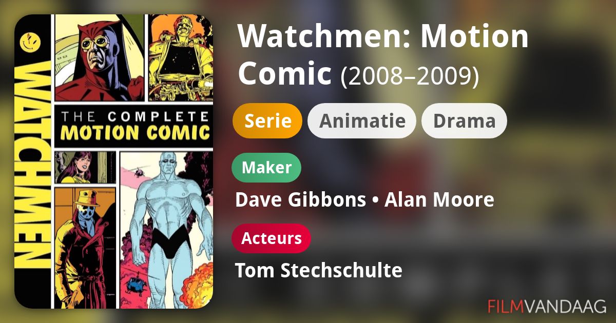 Watchmen: Motion Comic (serie, 2008–2009) - FilmVandaag.nl