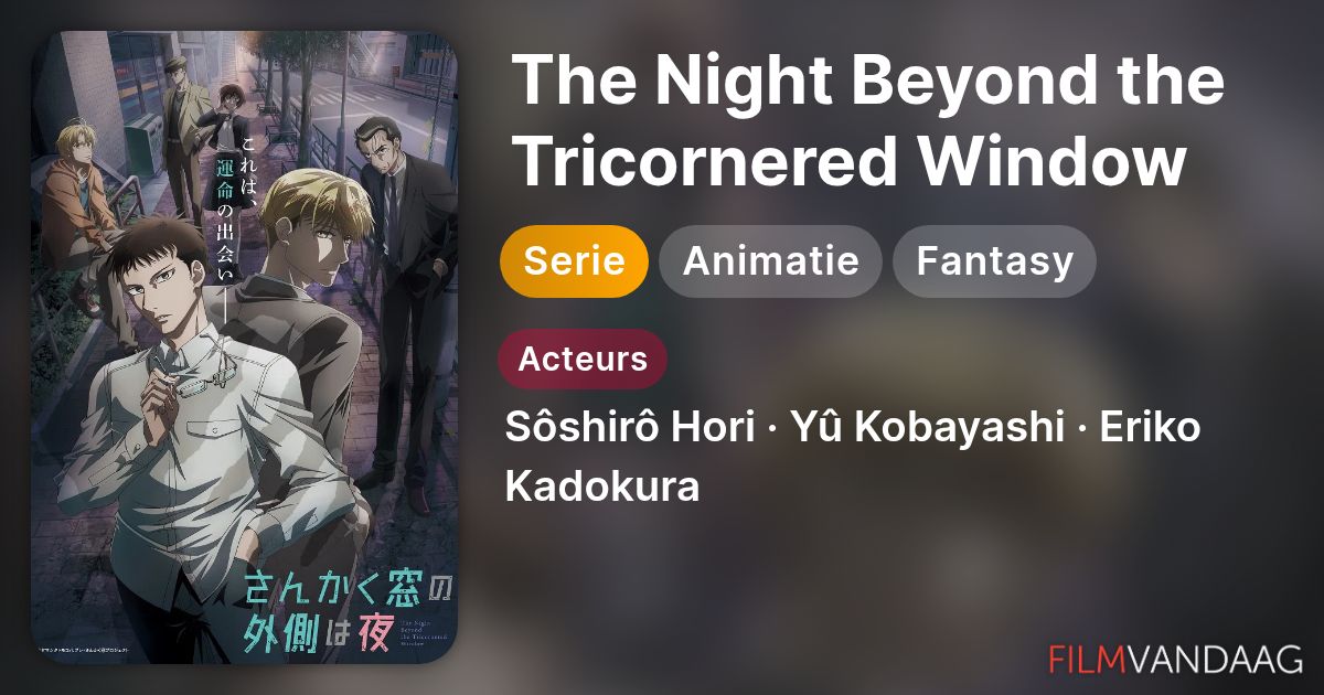 The Night Beyond the Tricornered Window (serie, 2021) - FilmVandaag.nl