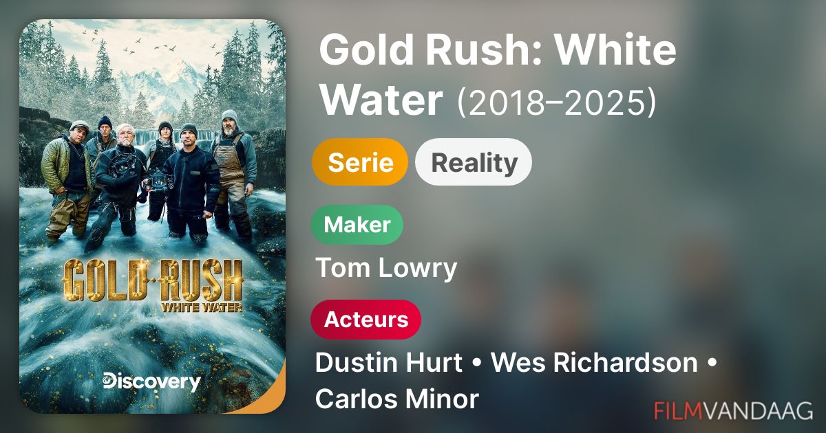 Gold Rush White Water (serie, 2018 ) FilmVandaag.nl