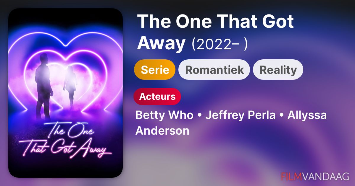 The One That Got Away (serie, 2022 ) FilmVandaag.nl